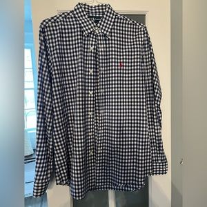 Men’s polo button-up shirt
